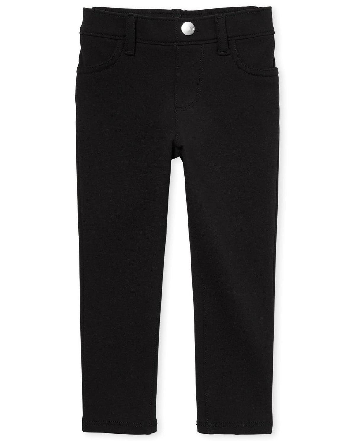 The Children's Place Y Jeggings de Punto Ponte para niñas pequeñas Jeans para Bebé-Niñas - Negro - 5T