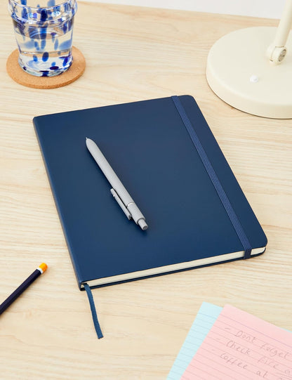 Moleskine Libreta Clásica Extra Grande Azul Zafiro de Hoja Blanca Pasta Dura