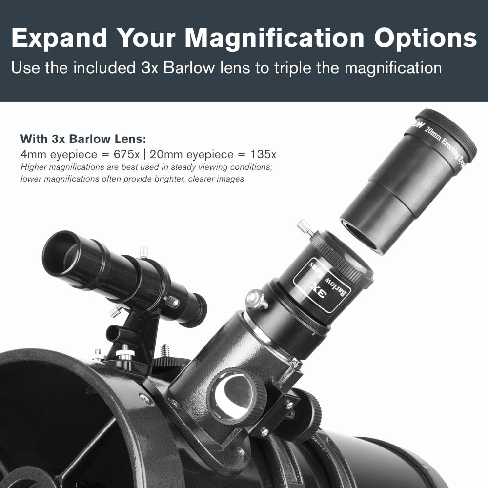 Celestron - PowerSeeker 114EQ Telescope - Manual German Equatorial Telescope for Beginners - Compact and Portable - Bonus Astronomy Software Package - 114mm Aperture