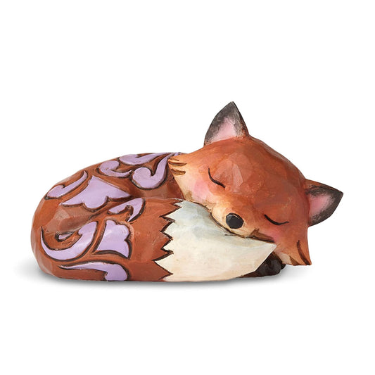 Enesco Jim Shore HWC Mini Fox Sleeping