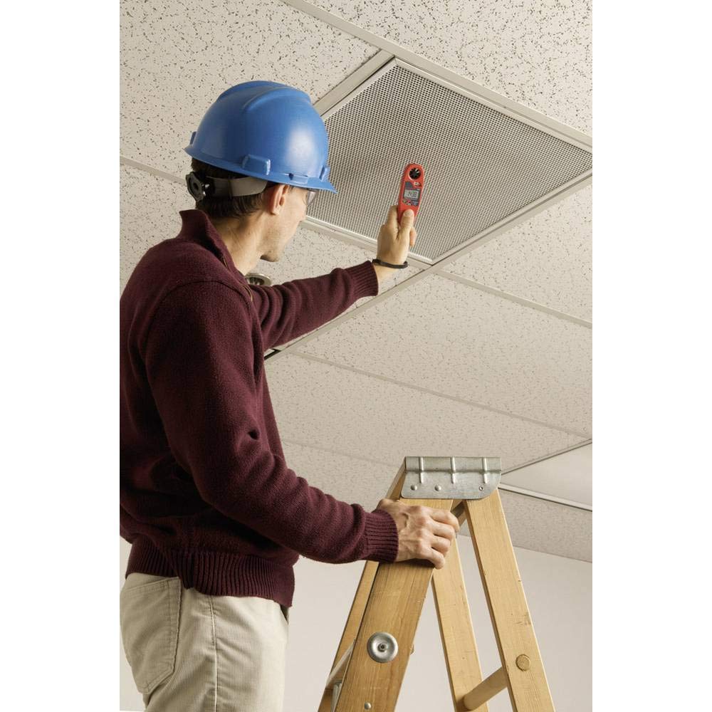 Amprobe TMA5 Anemómetro Mini-Vane Portátil con Medición de Temperatura y Humedad Relativa Pantalla Digital y Sonda Externa Ideal HVAC y Calidad del Aire Interior