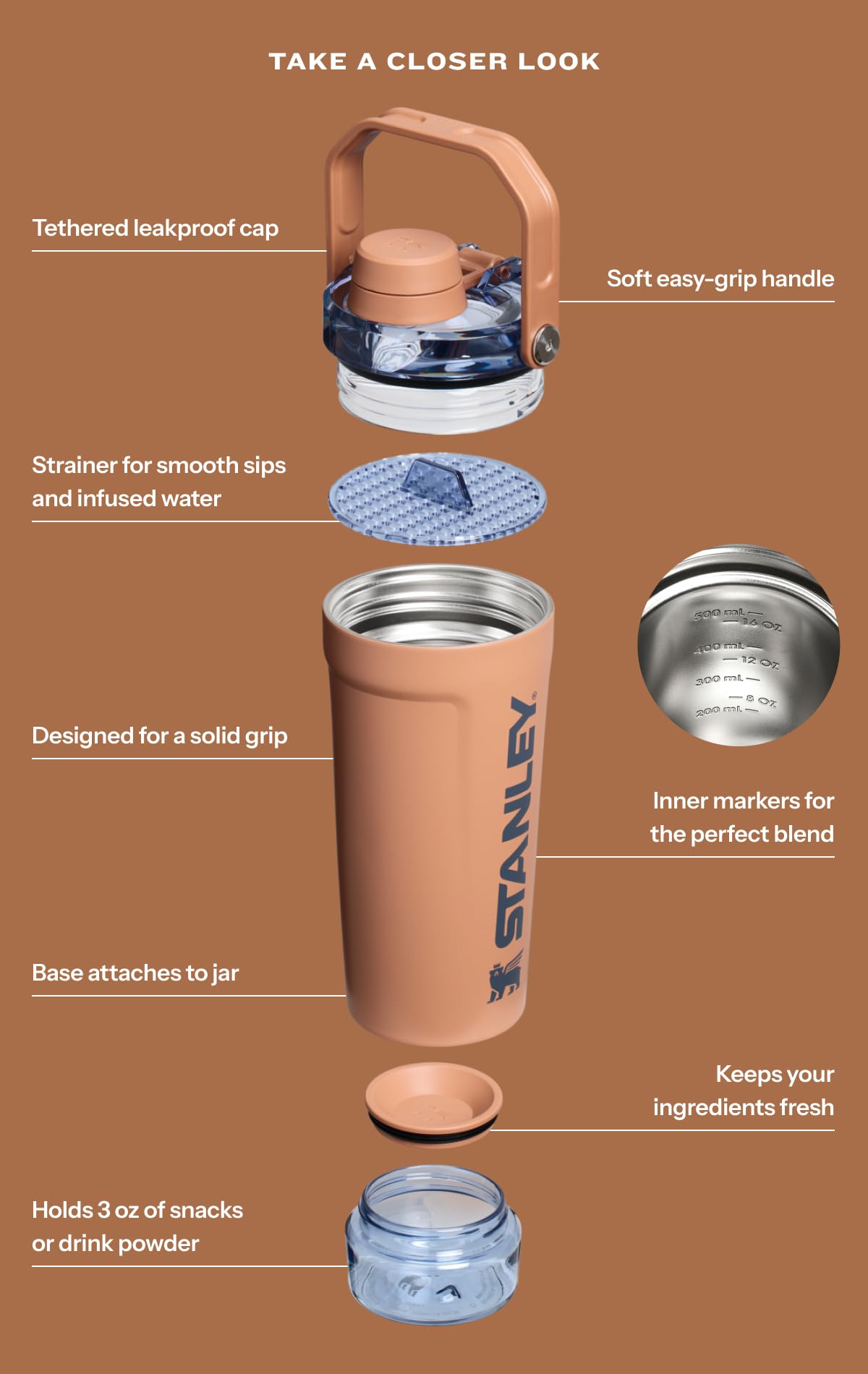 Stanley Activate Shaker 20 oz gis