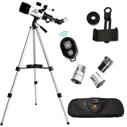 Gskyer Telescopio Astronómico 70mm AZ 400mm Refractor Portátil Niños