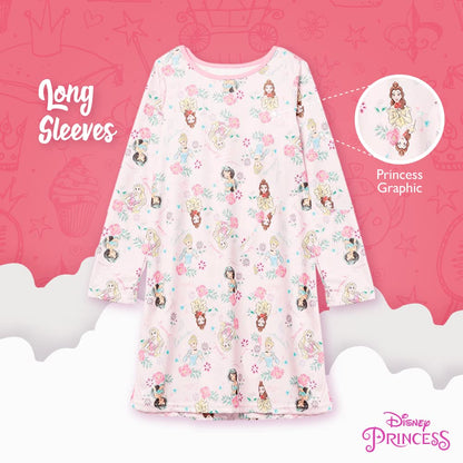 Disney Girls’ Big Princess Nightgowns, Pack of 3