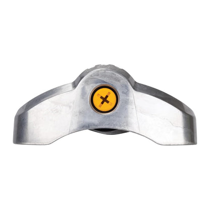 Melnor 65154AMZ XT Turbo Aspersor oscilante, Base de Metal, 4.500 sq. Pies, Paquete de conexión rápida, Ajustable de 3 vías, Negro, Amarillo