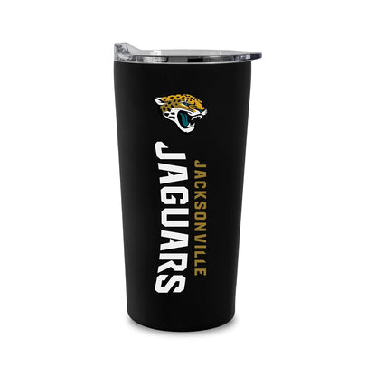 Rico Industries Vaso de Acero Inoxidable NFL, 18 oz - Jaguares de Jacksonville - 18 oz - Jacksonville Jaguars