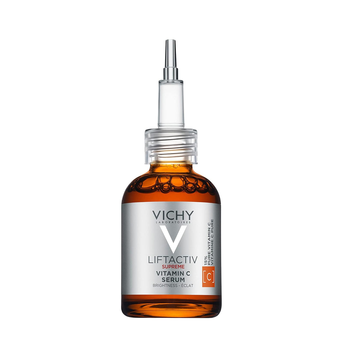 Vichy Liftactiv Vitamina C Pura 16% Sérum Dermatológico Anti-edad 20ml | Antioxidante e Iluminador, con Vitamina C Pura y Activos Anti-Glicación, Piel Radiante para Todo Tipo de Piel