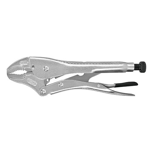 Truper PPT-10C, Pinza de presión 10", mordaza curva