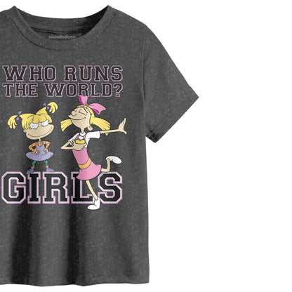 Nickelodeon Angélica & Helga Playera Casual para Niñas y Adolescentes