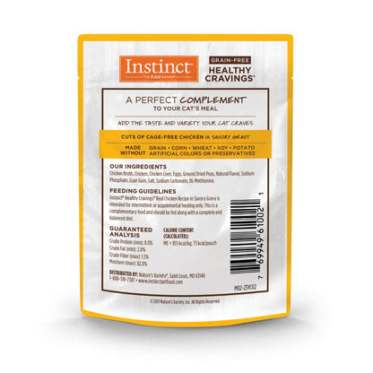 Instinct Healthy Cravings para Gato, Receta de Pollo 24 pack