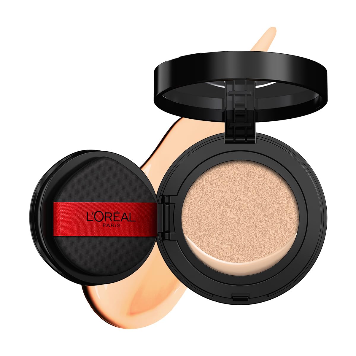 L'Oréal Paris Infallible 24h Fresh Wear cushion foundation, base de maquillaje en cushion tono 100- Alta cobertura y acabado mate natural con larga duración hasta por 24h.