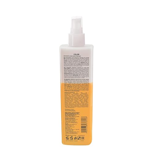 TEC ITALY Due Faccetta Tratamiento Hidratante para Cabello Teñido 300 ml | Leave-in en dos fases para cabello teñido. Hidrata, protege el color, acondiciona y aporta protección UV. Sella cutícula.