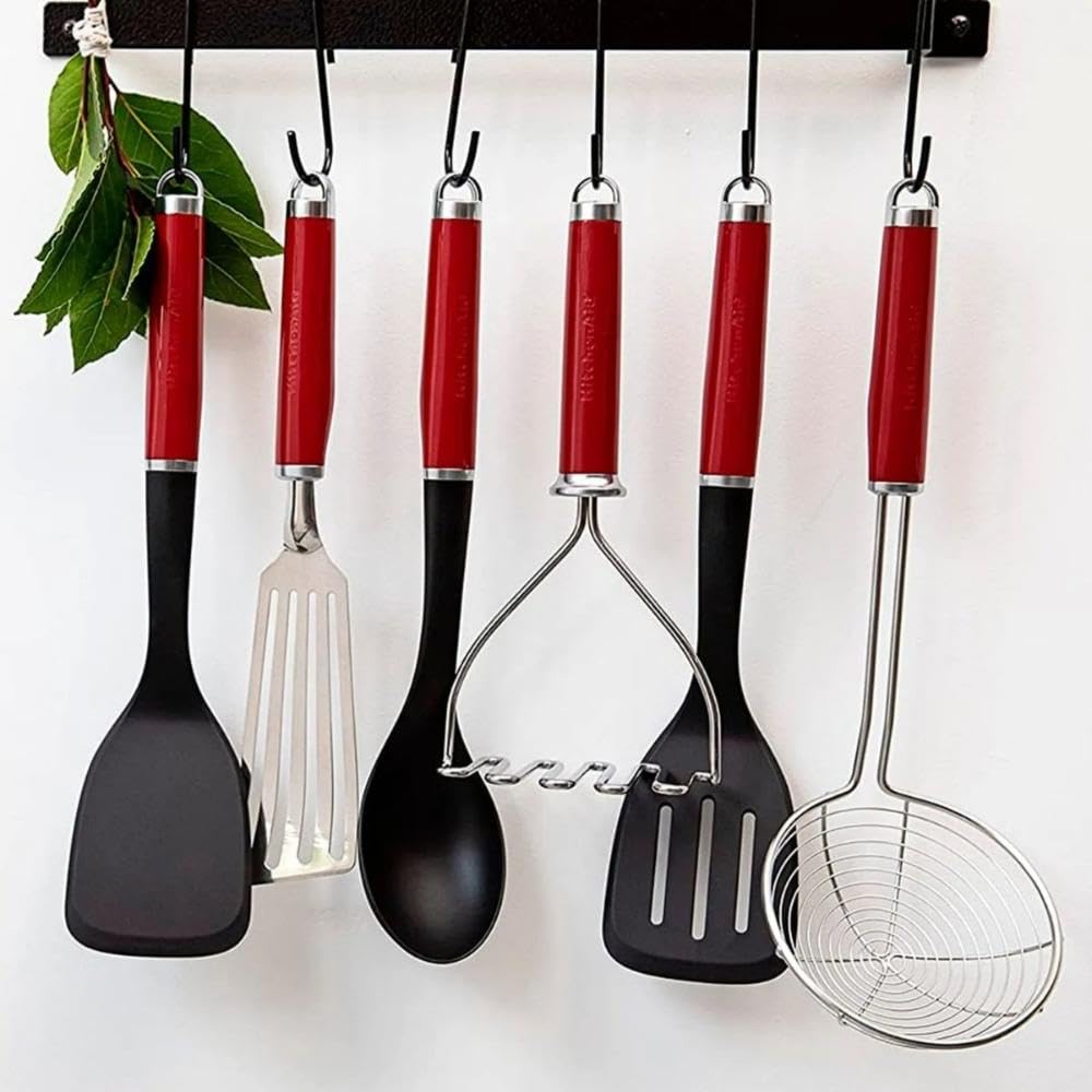 KitchenAid Triturador de Papas de Acero Inoxidable en Color Rojo