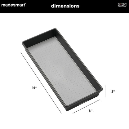 Madesmart Cubeta Clásico de 15.5 X 6.6 Pulgadas, Organizador de Almacenamiento Multiusos
