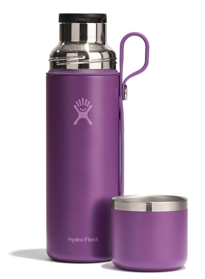 Hydro Flask - Petaca y Vaso de 28 onzas, Color Morado