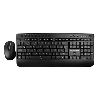 PERFECTCHOICE Kit de Teclado y Mouse Inalámbrico Bluetooth Teclas Multimedia 2.4GHz PC-201434 Keyvance