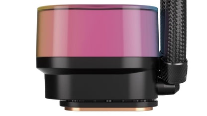 Corsair iCUE Link H115i RGB Refrigerador Líquido RGB para CPU - 280mm AIO - Ventiladores QX140 RGB - Se Adapta a Intel® LGA 1700, AMD® AM5 - Concentrador de Sistema iCUE Link Incluido - Negro