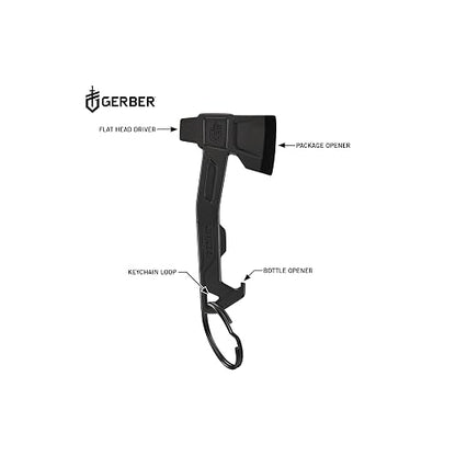 Gerber Llavero Hatchet 1074042 | Negro, 6.6 cm, 20 g, acero inoxidable