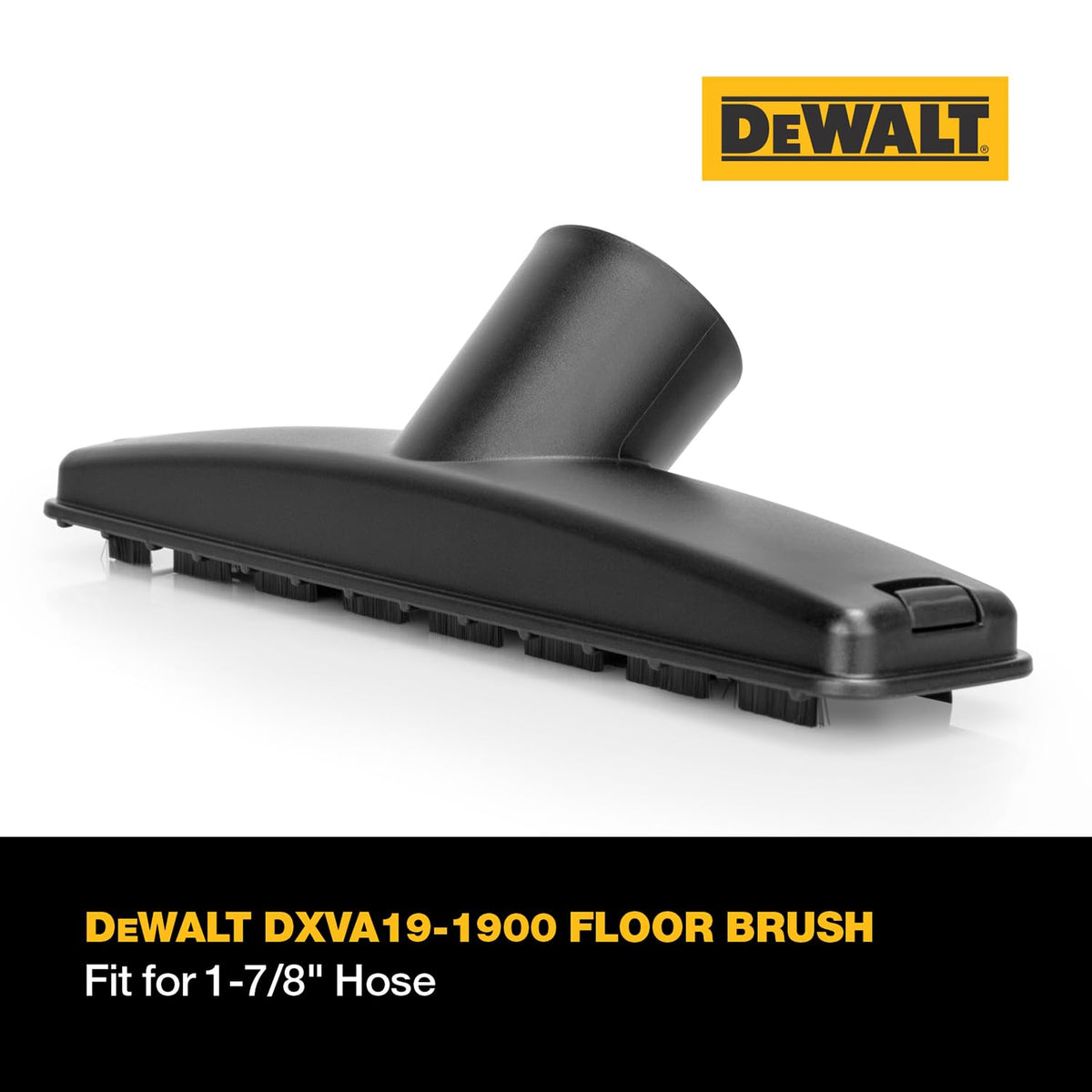 DEWALT DXVA19-1900 - cepillo para polvo de piso para manguera de aspiradora de 1-7/8 pulgadas