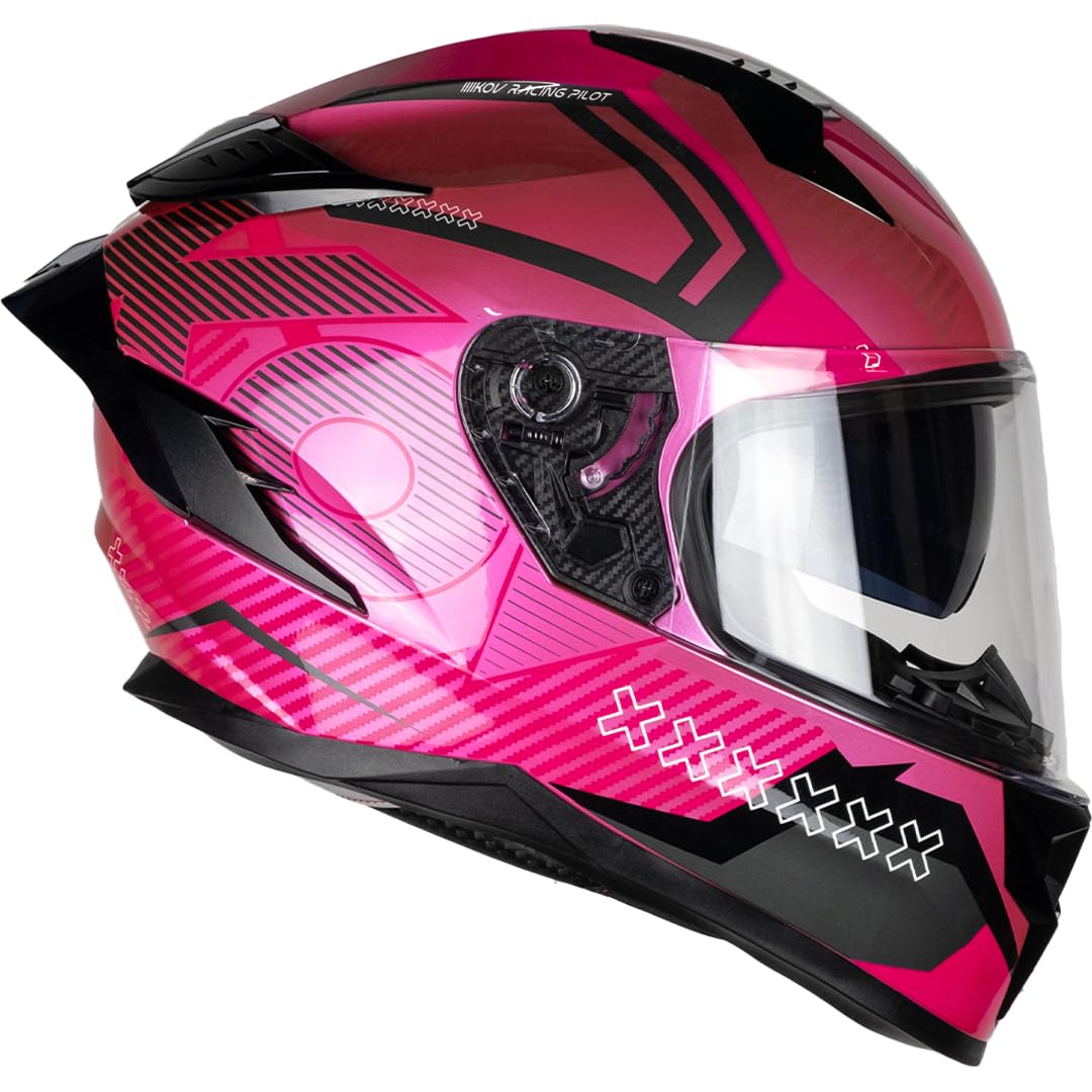 KOV Casco Ares KNOX Rosa/Negro S