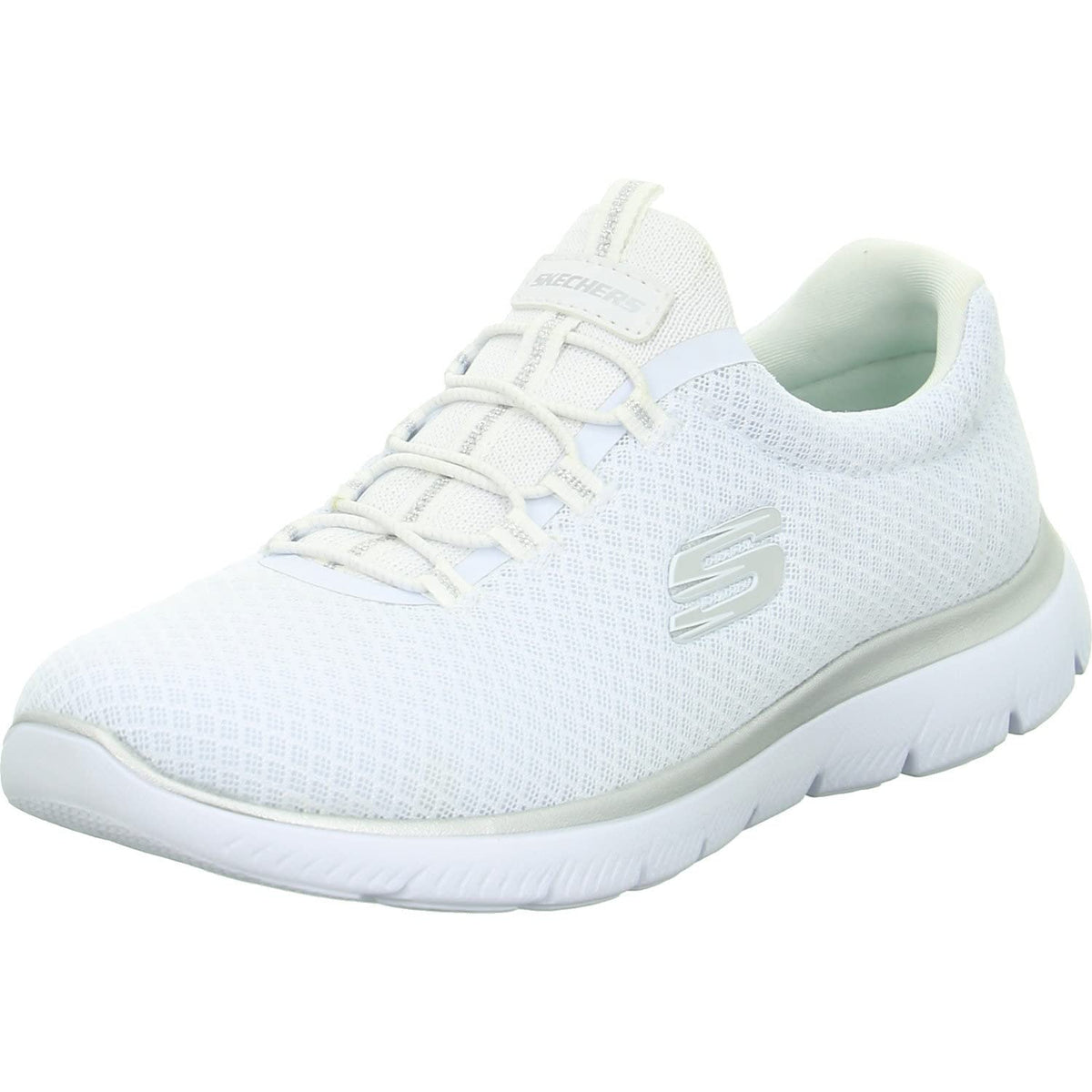 Skechers Summits tenis para mujer - 28.0 cm - Blanco (Bco - Pla)