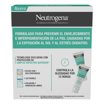 Neutrogena Sun Fresh sin Color FPS50 40G 2 Pack