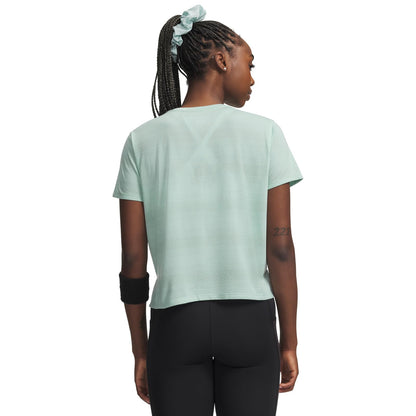 Under Armour Playera Manga Corta para Correr Velociti para Mujer Talla M Color Verde