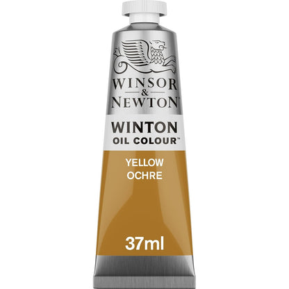 Winsor & Newton Winton Pintura al Óleo, Tubo de 37 ml - Tubo de 37 ml - Ocre amarillo