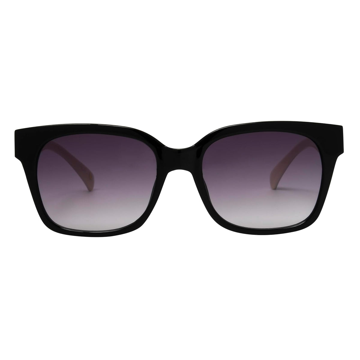 Nine West Katia - anteojos de sol cuadradas para mujer, Negro -, 55 mm