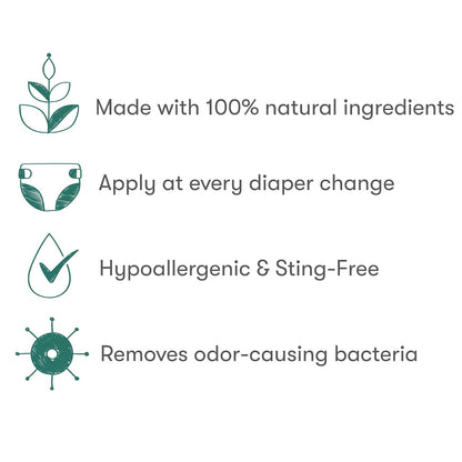 Munchkin® HYP03™ - Spray de ácido hipocloroso para la cara y el cuerpo, elimina los gérmenes que causan erupciones y ayuda a promover la curación, suave para pieles sensibles y propensas a eczema,