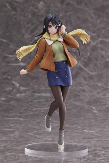 Taito Rascal Do Not Dream of A Dreaming Girl: MAI Sakurajima Figura Coreful (versión de Ropa de Invierno)