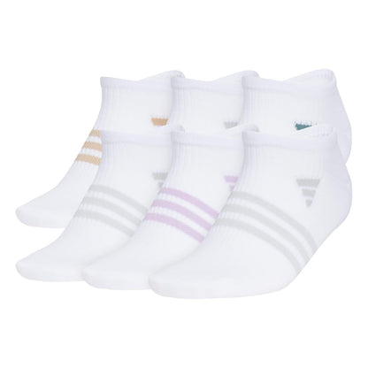 adidas Superlite 3.0 Calcetines Invisibles Paquete de 6 - G - Blanco - arenisca cálida, beige - verde azulado preamado
