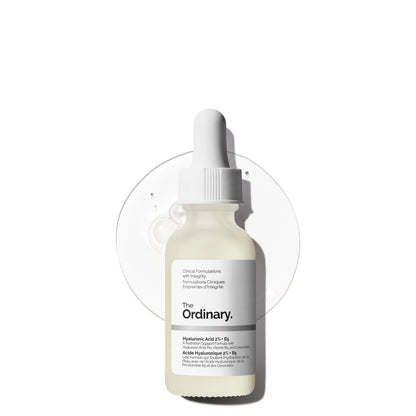 The Ordinary Hyaluronic Acid 2% + B5, Suero Hidrante con Ácido Hialurónico y Ceramidas — Suero de hidratación multiprofunda para piel más suave y con volumen, 30ml
