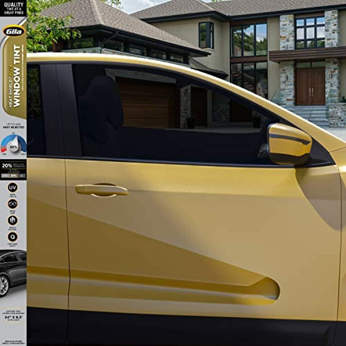 Gila Película Ultraescudo para Ventana 35% Humo Oscuro - Negro (20% Limo Black)