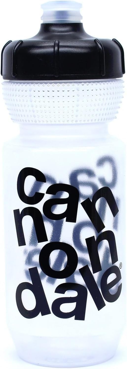 Anfora Cannondale Gripper Stacked Color Transparente 600 ml - Negro