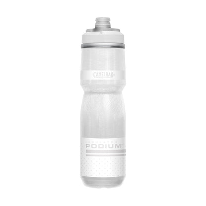 CamelBak Podium Chill Bike Botella de Agua Aislada para Ciclismo, 24 oz - 24 onzas - Fantasma reflectante