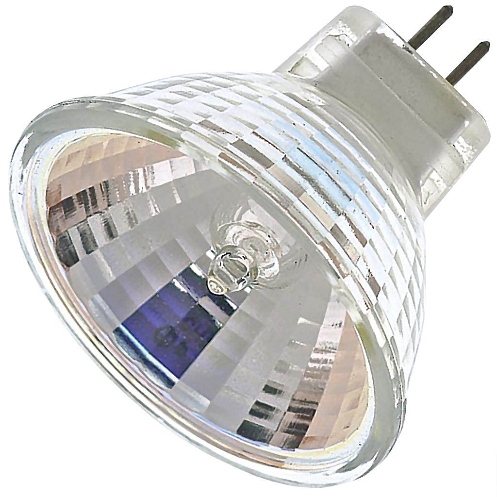 Satco - Bombilla halógena MR11 de 5 W, base GZ4, 12 V, transparente, NSP, patrón de 9 hazes, sin lente, blanco, 1 unidad