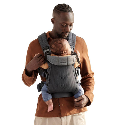BabyBjörn Baby Carrier Harmony Portabebés Ergonómico, Rosa Claro - Antracita - Malla 3D