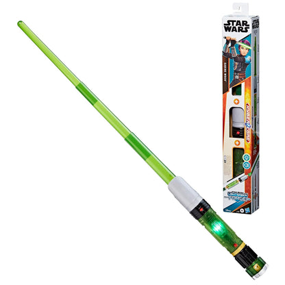 Star Wars Sable de luz Forge Kyber Core Sabine WREN, Sable de luz electrónico Personalizable con Licencia Oficial, Juguetes para niños y niñas de 4 años