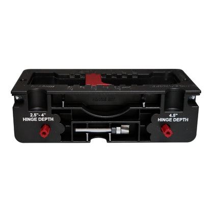 Milescraft 1226 Bisagra – Bisagra para Puerta de Bisagra de Bisagra 1226 Mortaja de 2.5" a 4.5" Juego de Montaje de Bisagra para Puerta Estándar
