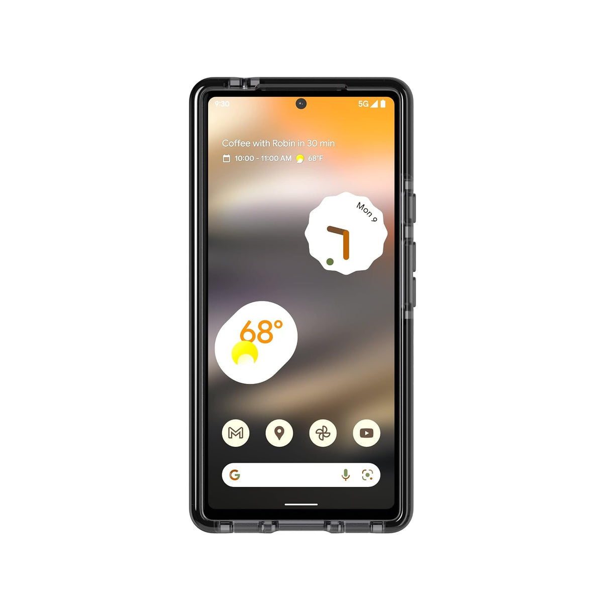 tech21 EVO Check for Google Pixel 6a - Funda Protectora para teléfono con protección contra caídas múltiples de 15 pies