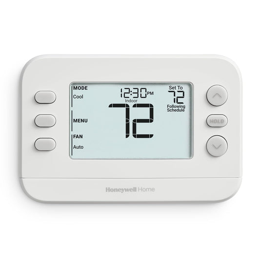 Honeywell Home X2P - Termostato programable, una Etapa, 1 compatibilidad con Calor/1 frío, horario de 5 a 2 días, Blanco, RTH20B