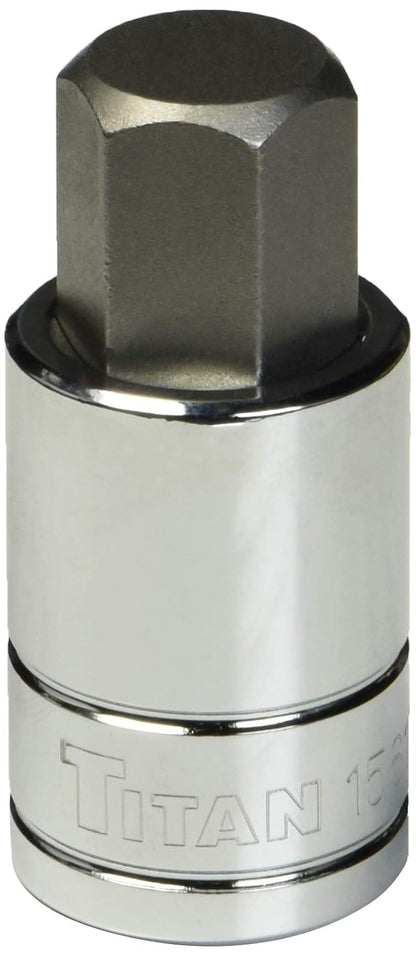 Titan 15617 1/2 pulgada x 17 mm Hex Bit Socket - 17 mm