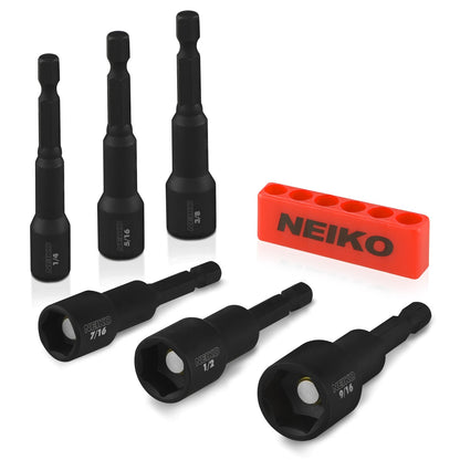 Neiko Juego de Brocas de Seguridad 10082A | Juego de 101 piezas, destornillador de carraca, acero Cr-V, soporte magnético de 1/4" - SAE