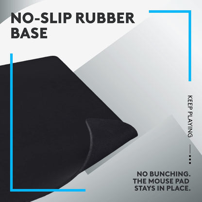 Logitech G840 Almohadilla Extragrande para Mouse de Juegos, optimizada para sensores de Juegos, fricción Moderada, Antideslizante, Accesorios para PC y Mac, 900 x 400 x 3 mm