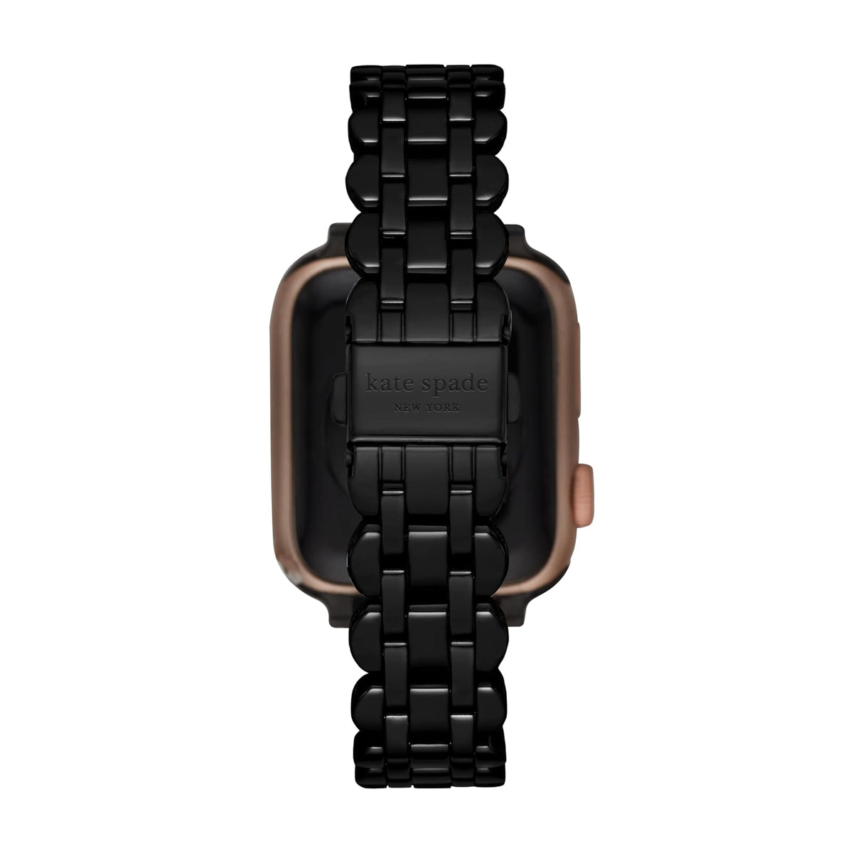 Kate Spade New York, Pulsera de reloj intercambiable KSS0067, mujeres, Borde festoneado/tono dorado rubor, Una talla