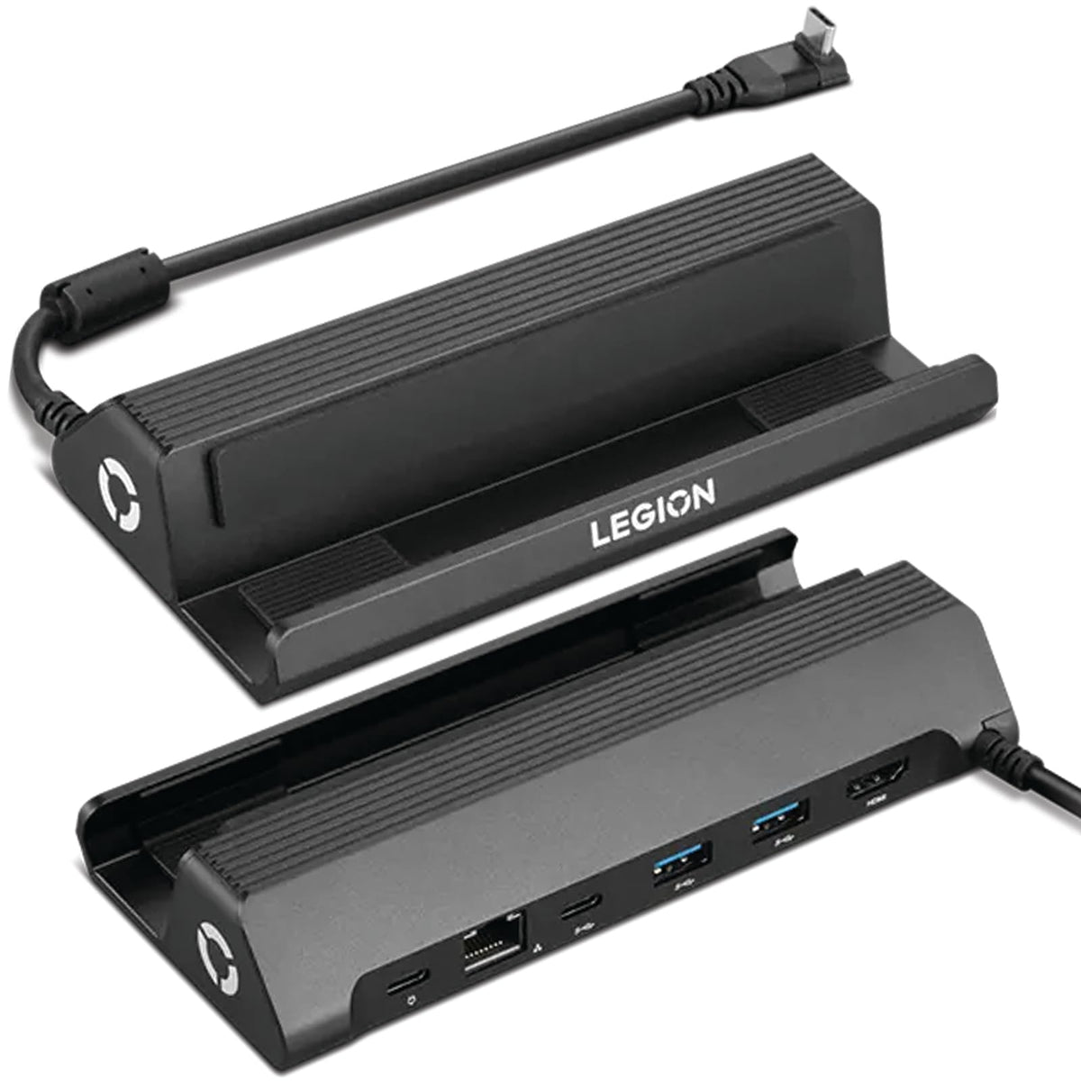 Legion Go USB-C Hub Dock para Legion Go - Base 6 en 1, expansión de Puerto, Carga, Video, Soporte Ethernet
