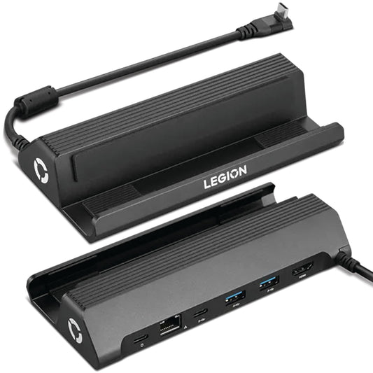 Legion Go USB-C Hub Dock para Legion Go - Base 6 en 1, expansión de Puerto, Carga, Video, Soporte Ethernet