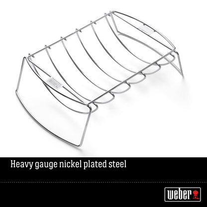 Weber 6469 Soporte Dual para Asado y Costillares