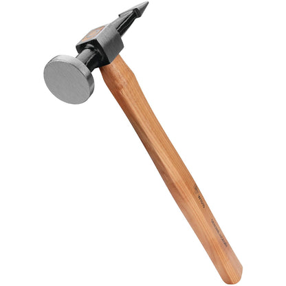 Performance Tool W1010 Martillo de Acabado Recto | Mango de nogal auténtico. Cabezal de acero de alto carbono. Ideal para derribar puntos altos y terminar - Straight Pein Finishing Hammer